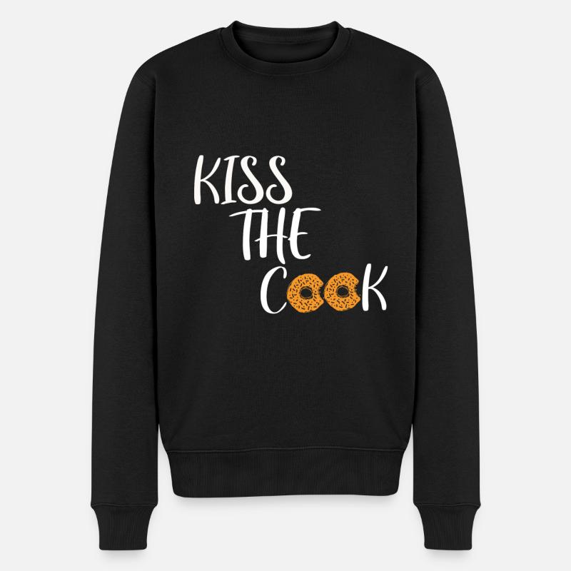 EMBRASSEZ LE CUISINIER - Pull Premium bio Homme - noir