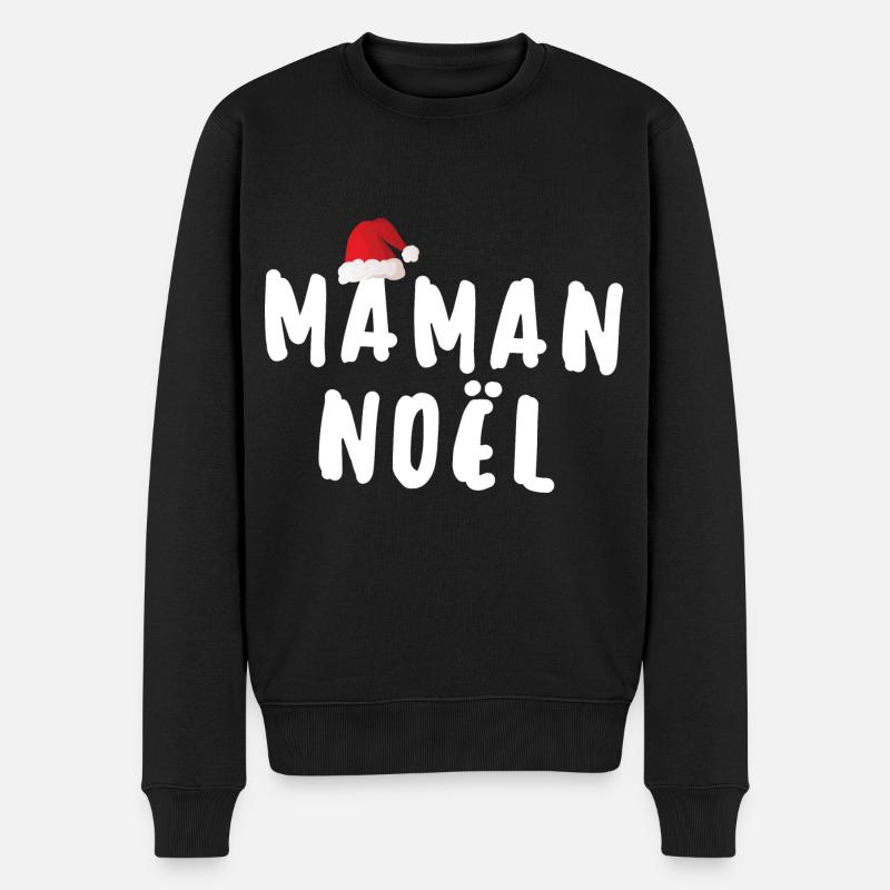 Maman Noel - Pull Premium bio Homme - noir
