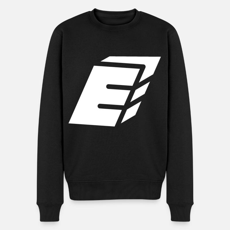 Lettre E du résumé - Pull Premium bio Homme - noir