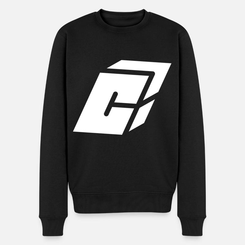 Lettre C du résumé - Pull Premium bio Homme - noir