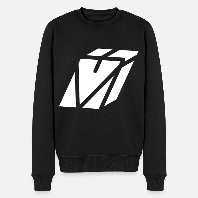 Lettre du résumé V - Pull Premium bio Homme - noir