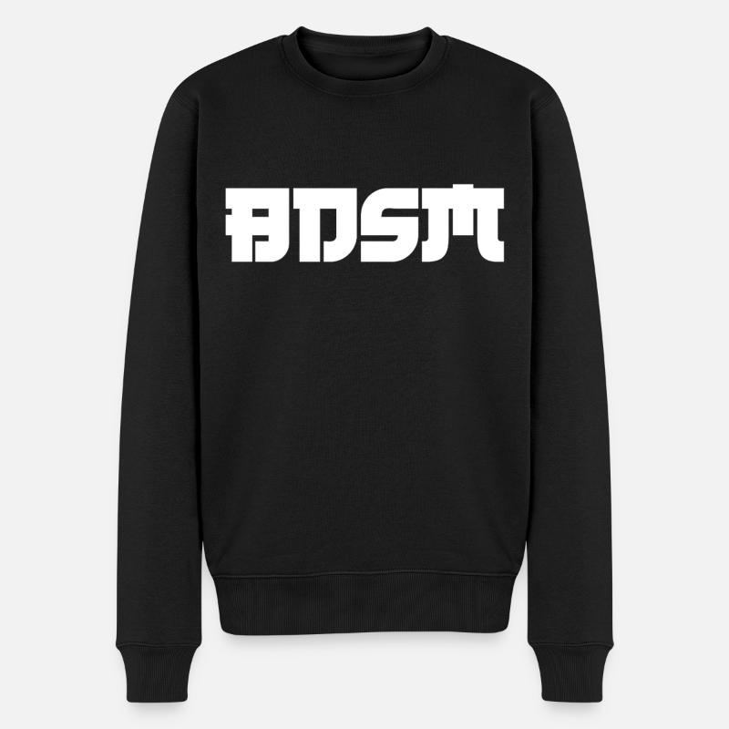 Conception de polices « BDSM » - Pull Premium bio Homme - noir