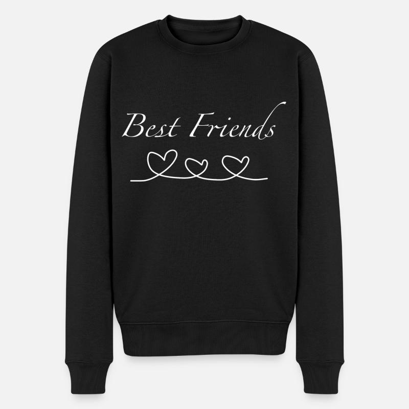 Meilleurs amis - Pull Premium bio Homme - noir