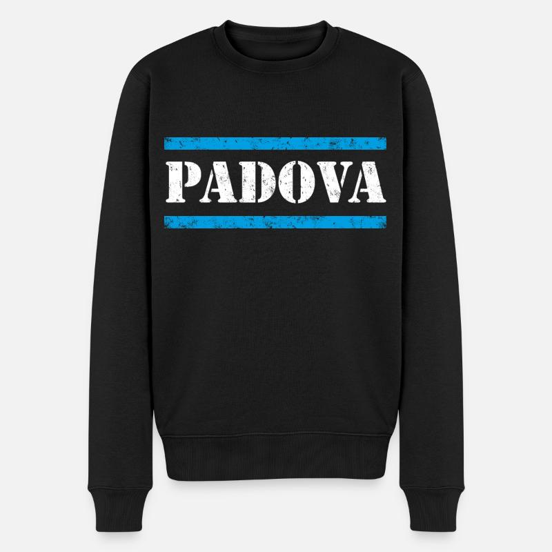 Padova - Männer Premium Bio Pullover - Schwarz