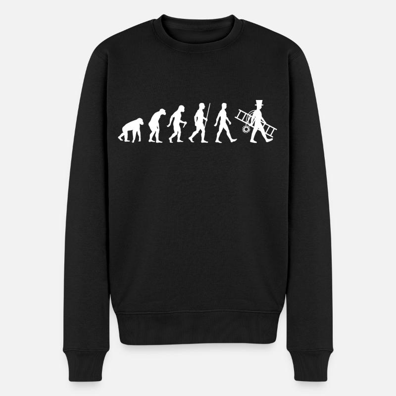 Evolution chimney sweep - Men's Premium Organic Jumper - black