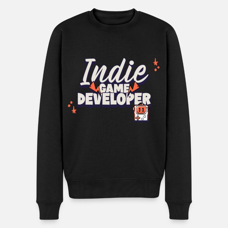 Développeur de jeux indépendants - Pull Premium bio Homme - noir