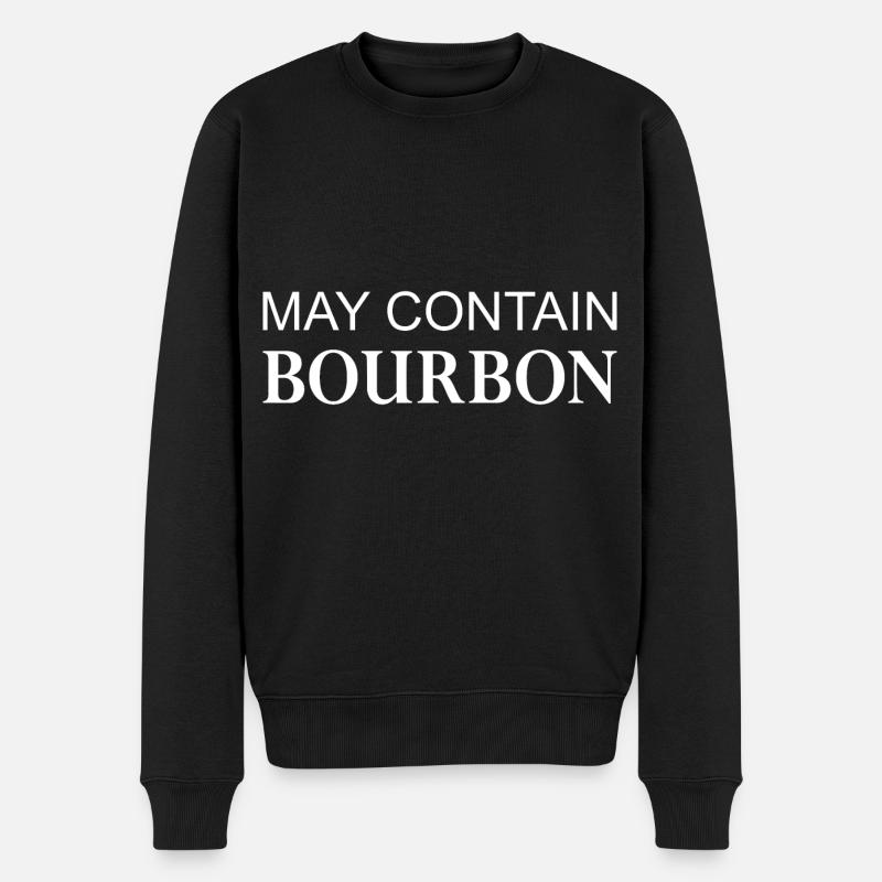 Peut contenir du whisky bourbon - Pull Premium bio Homme - noir