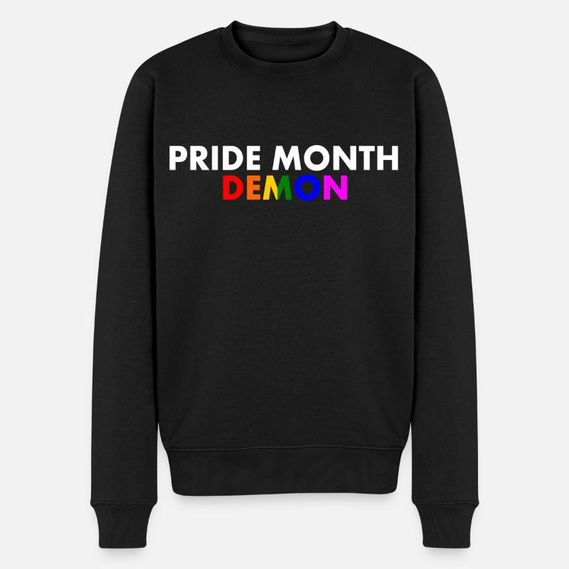 pride month demon - Pull Premium bio Homme - noir