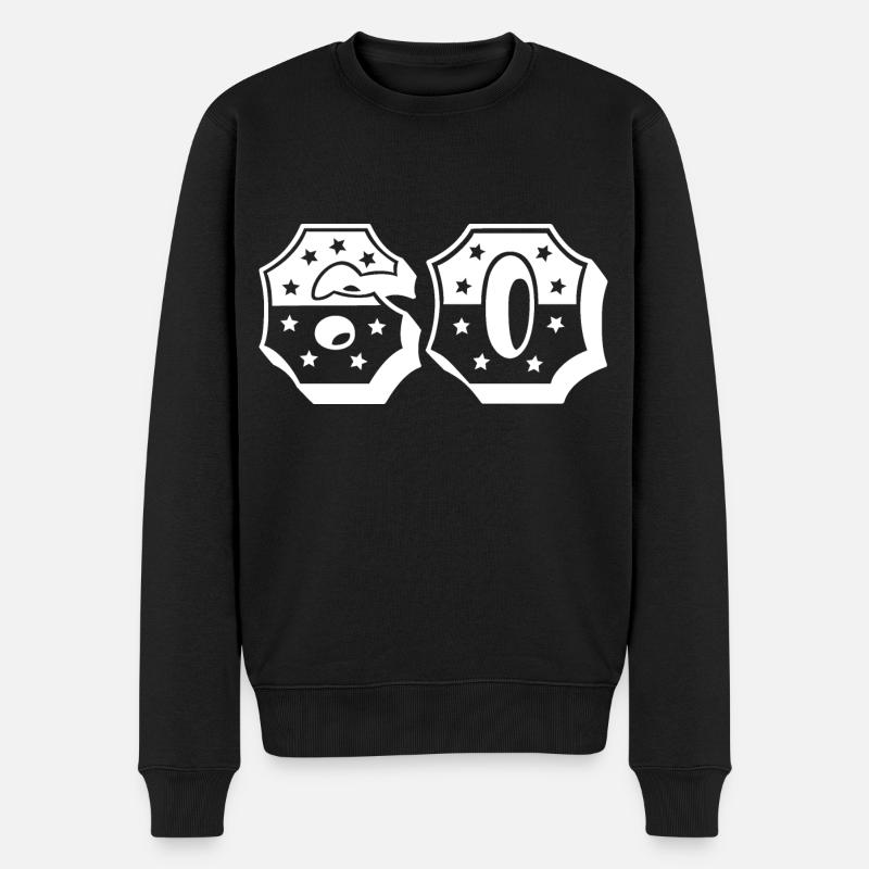 Numéro 60 - Pull Premium bio Homme - noir