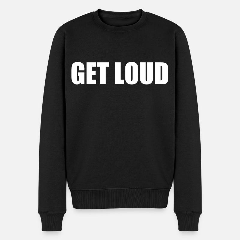Get loud - Pull Premium bio Homme - noir