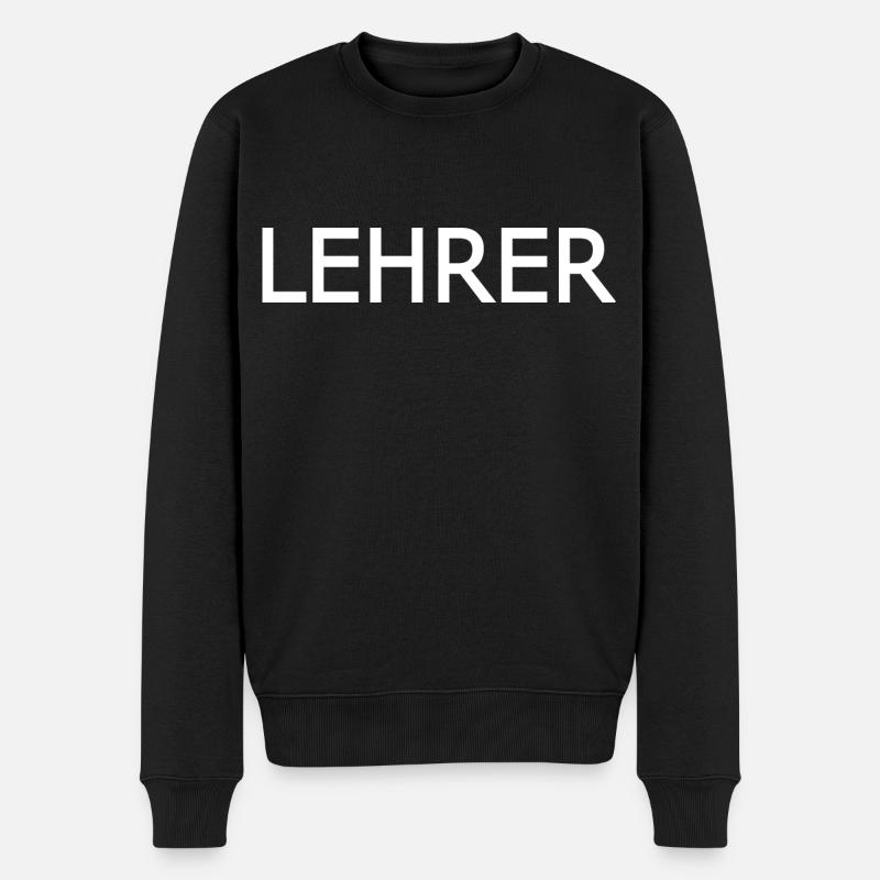 Lehrer - Männer Premium Bio Pullover - Schwarz
