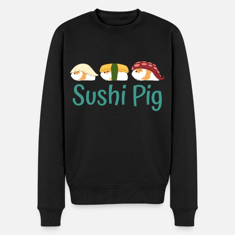 Sushi Cobaye - Pull Premium bio Homme - noir