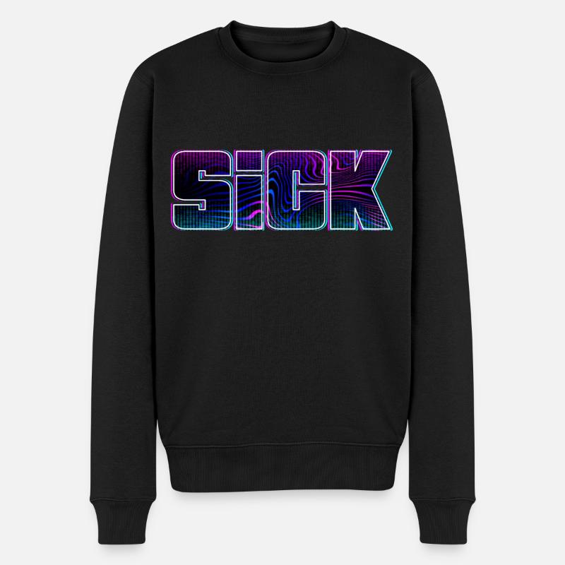 Sick sick SICK Design - Pull Premium bio Homme - noir
