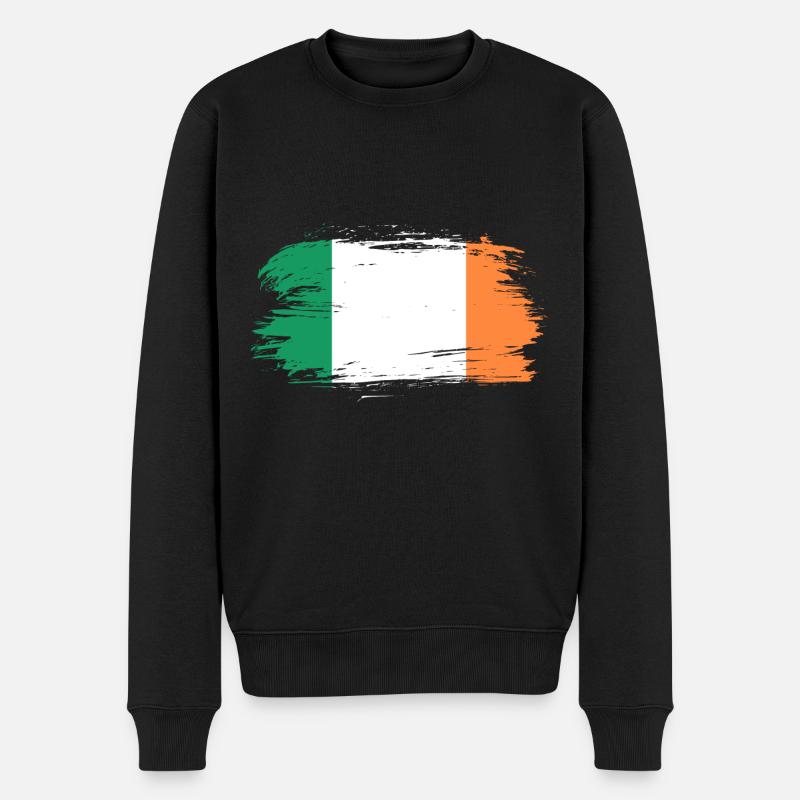 Irlande Drapeau - Pull Premium bio Homme - noir