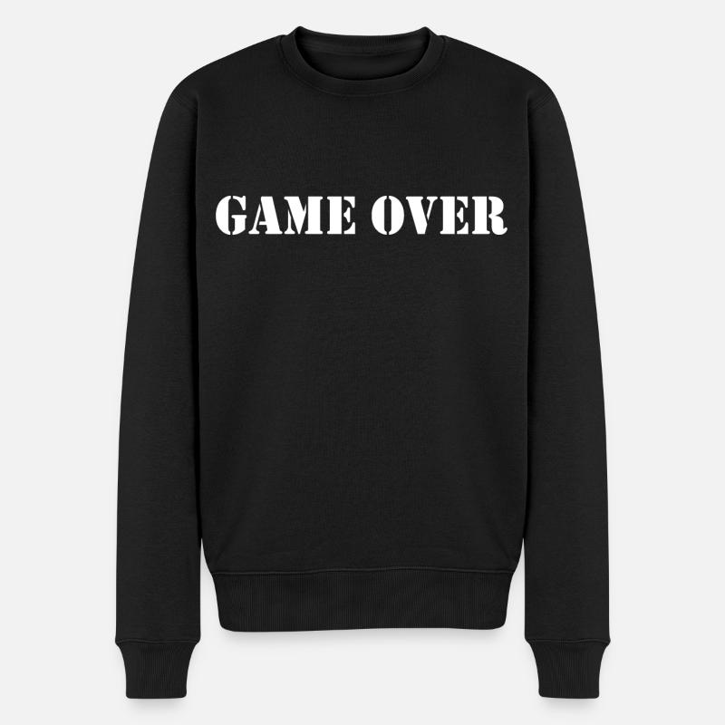 Game over - Pull Premium bio Homme - noir