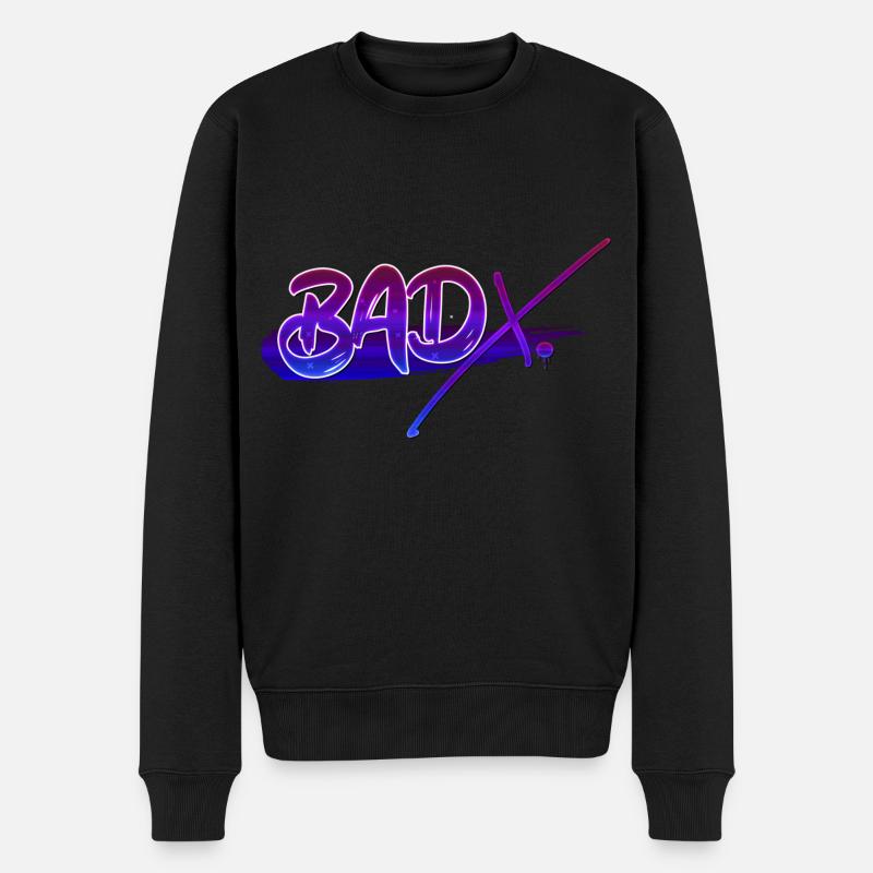BadX. Concevoir - Pull Premium bio Homme - noir