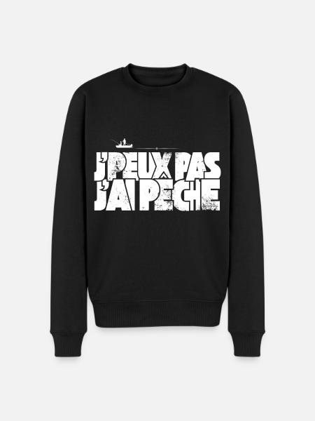 J'peux pas j'ai Pêche - Pull Premium bio Homme - noir