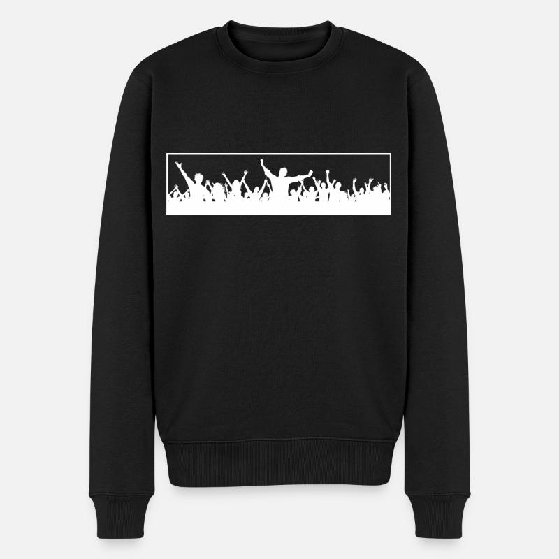 Danse des fêtards - Pull Premium bio Homme - noir