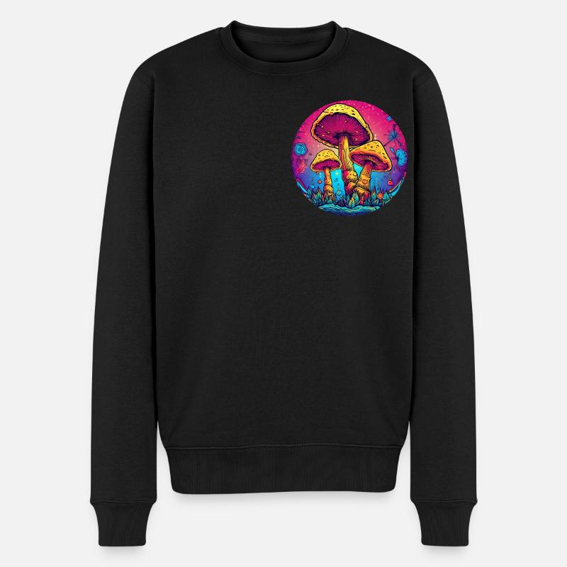 PILZ - Männer Premium Bio Pullover - Schwarz