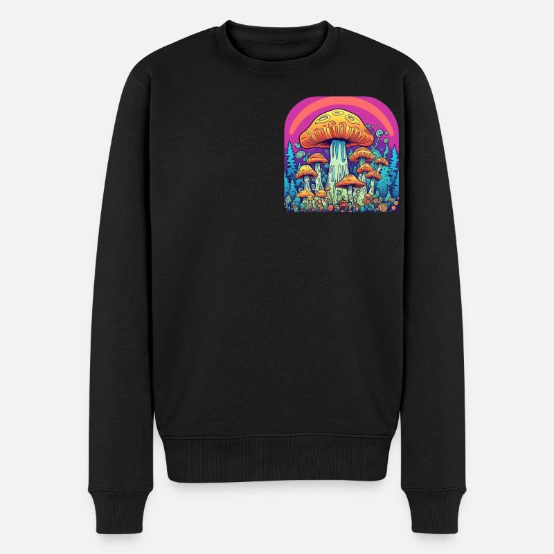 PILZ - Männer Premium Bio Pullover - Schwarz