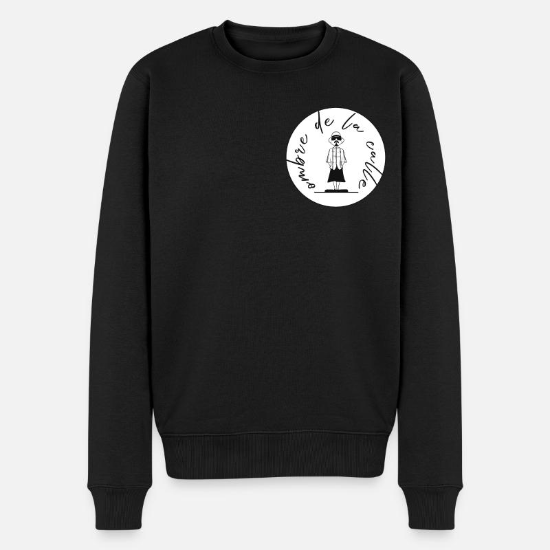 Ombre de la caille - Pull Premium bio Homme - noir