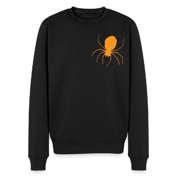 Araignée Halloween - Pull Premium bio Homme - noir - Devant - Nico (187cm)
