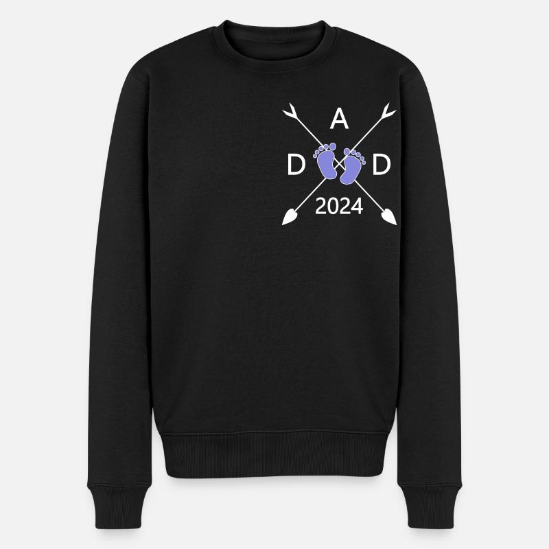 Papa 2024 | Papa 2024 - Pull Premium bio Homme - noir