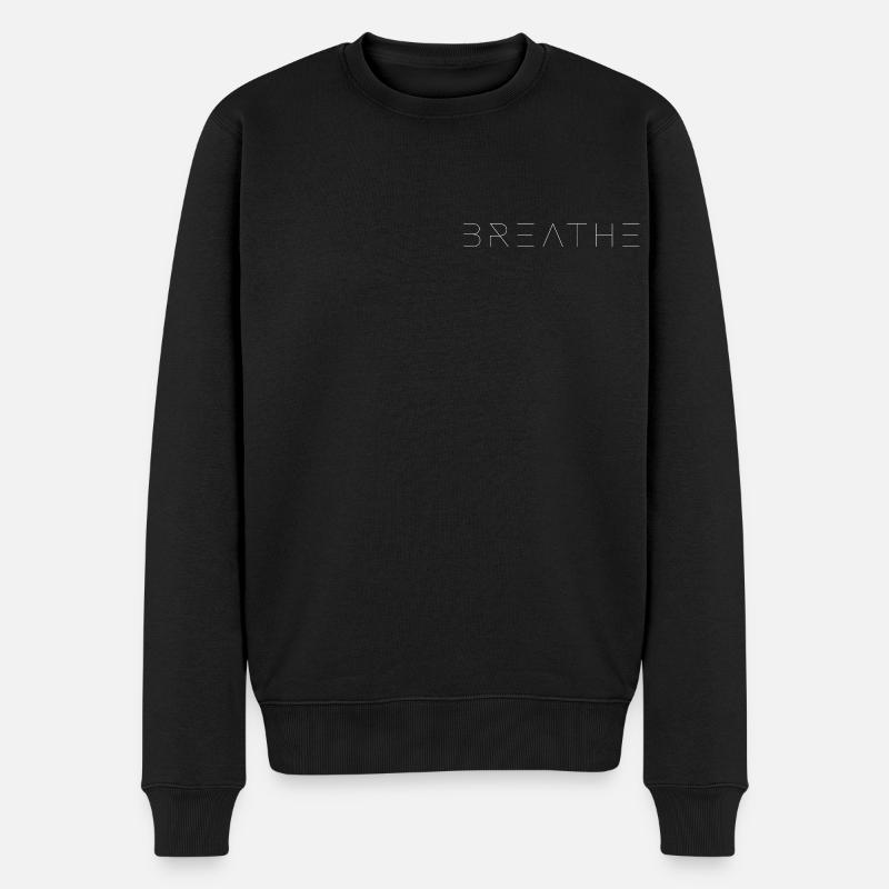 Respiration - Pull Premium bio Homme - noir