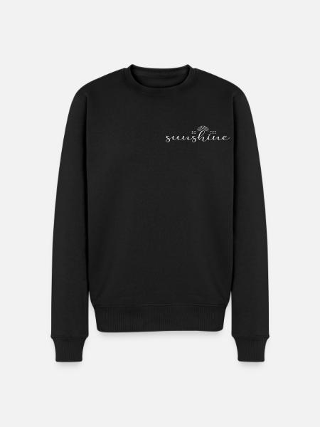 BE THE sunshine - Men's Premium Organic Jumper - black