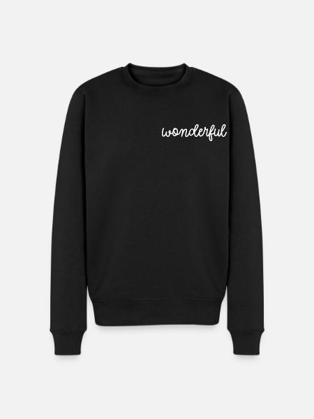 Wonderful - Men's Premium Organic Jumper - black