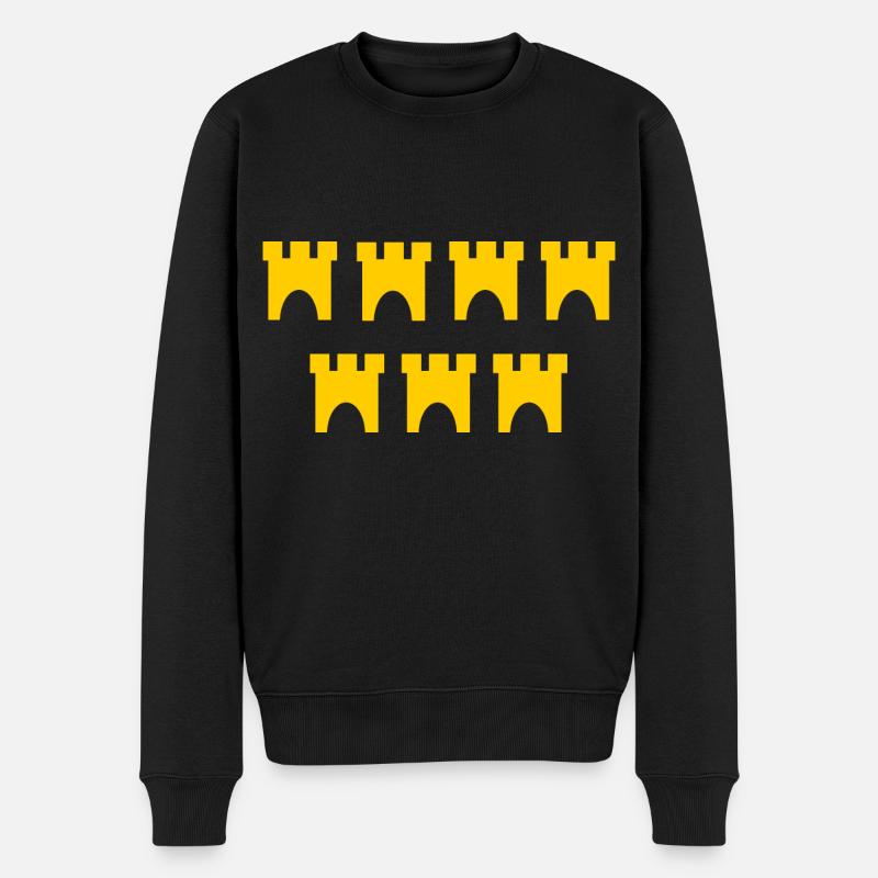 Chez soi à Brasov - Pull Premium bio Homme - noir