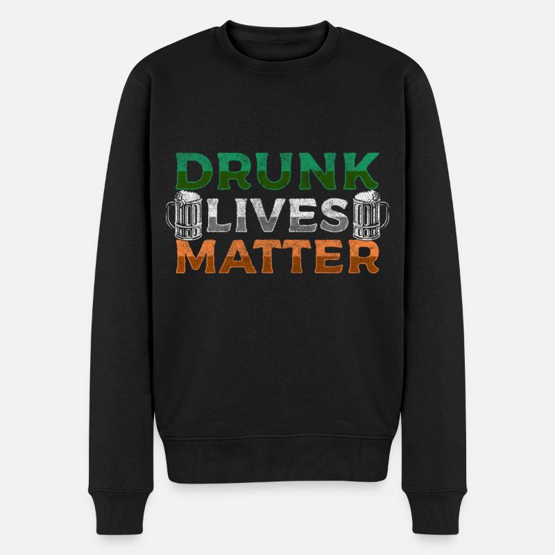 Pub Trinker Tourismus Insel - Männer Premium Bio Pullover - Schwarz