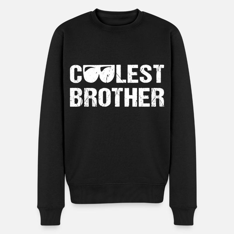 Cooles Frère Cool Bruder - Pull Premium bio Homme - noir