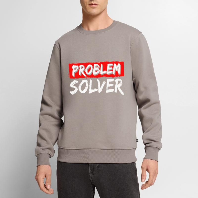 Solution Funny No problem Men's Premium Organic Jumper