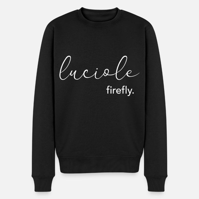 Luciole - Pull Premium bio Homme - noir