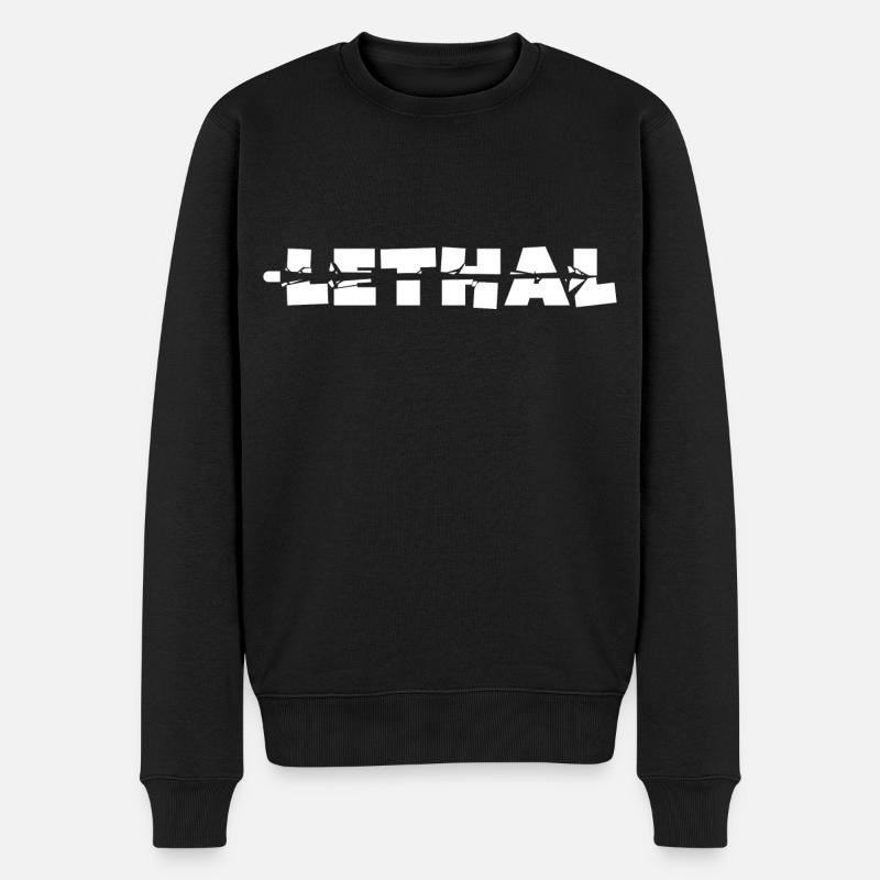 Létal - Pull Premium bio Homme - noir