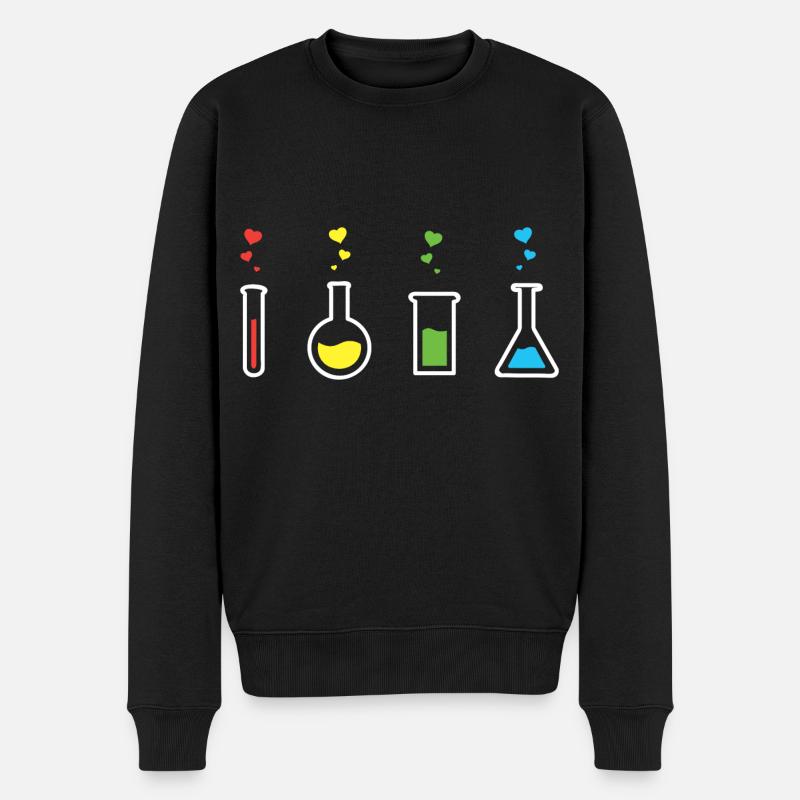 Chimie Amoureux - Pull Premium bio Homme - noir