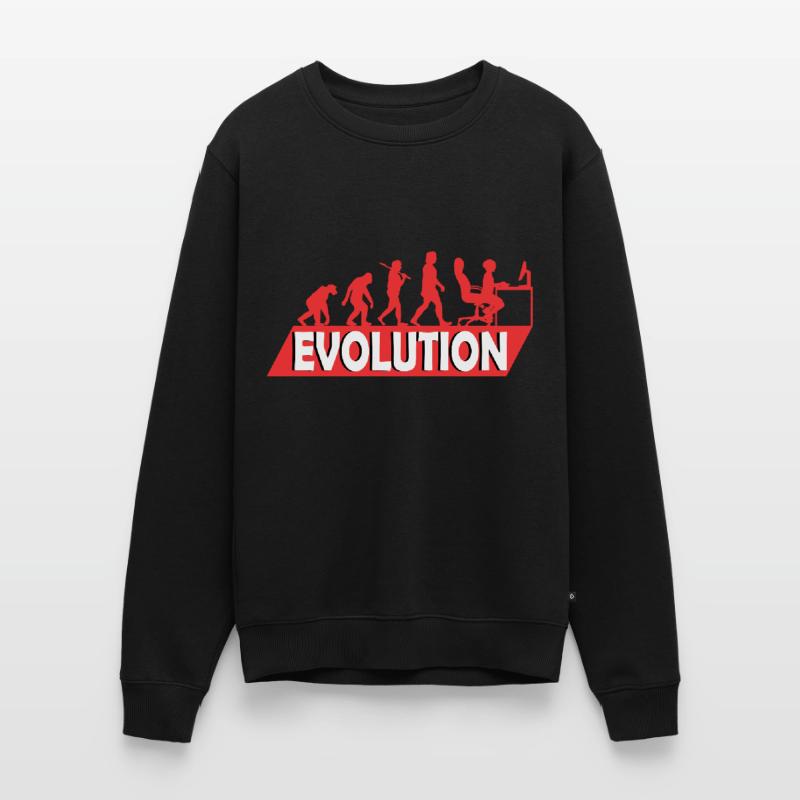 Computer Nerd Programmeur Evolution drôle Pull Premium bio Homme