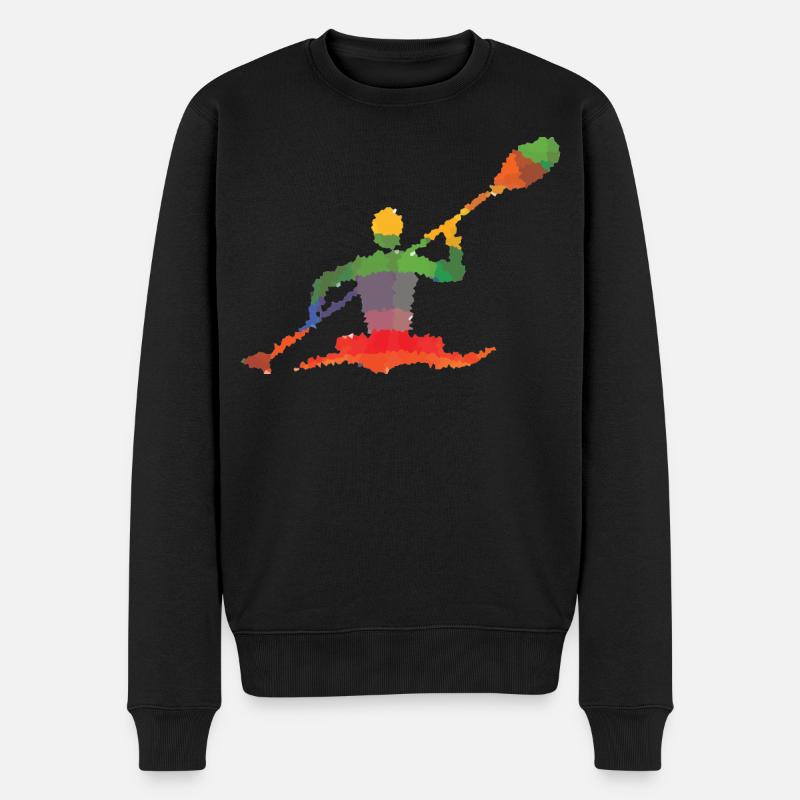 Kanut - Männer Premium Bio Pullover - Schwarz