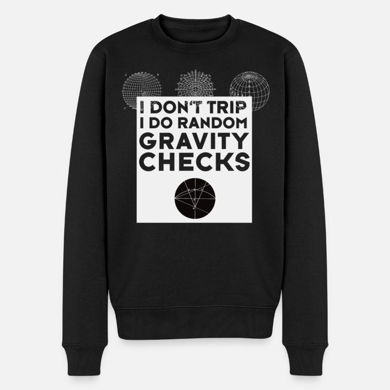 nerd Anziehung Astronomie Physik Mathe berechnung - Männer Premium Bio Pullover - Schwarz