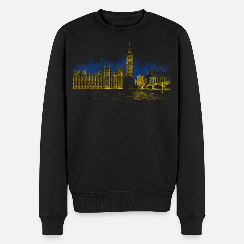Big Ben - Männer Premium Bio Pullover - Schwarz
