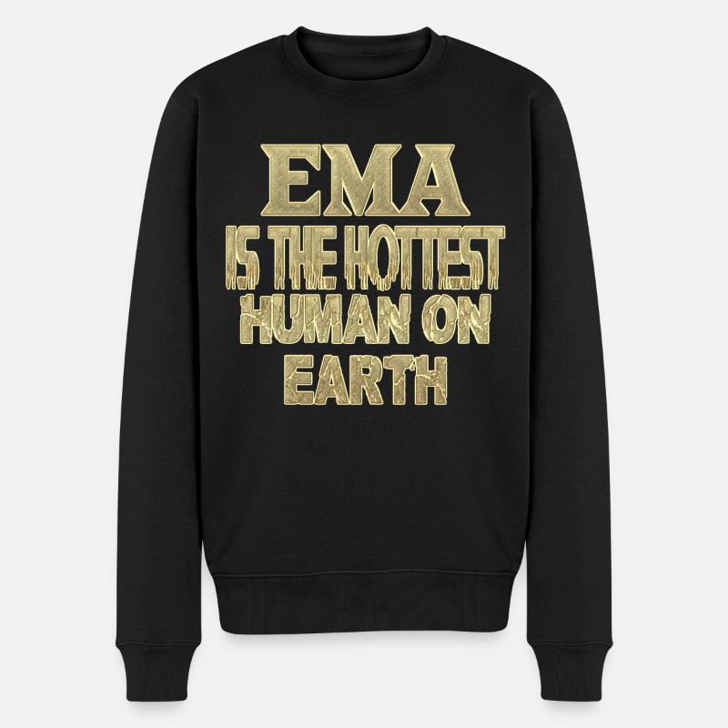 Ema - Pull Premium bio Homme - noir