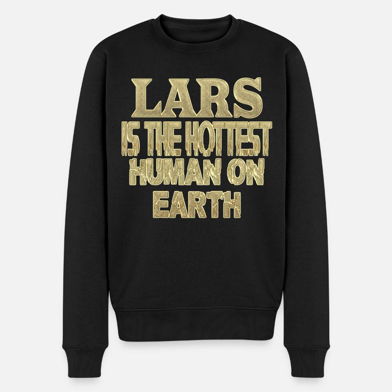 Lars - Männer Premium Bio Pullover - Schwarz