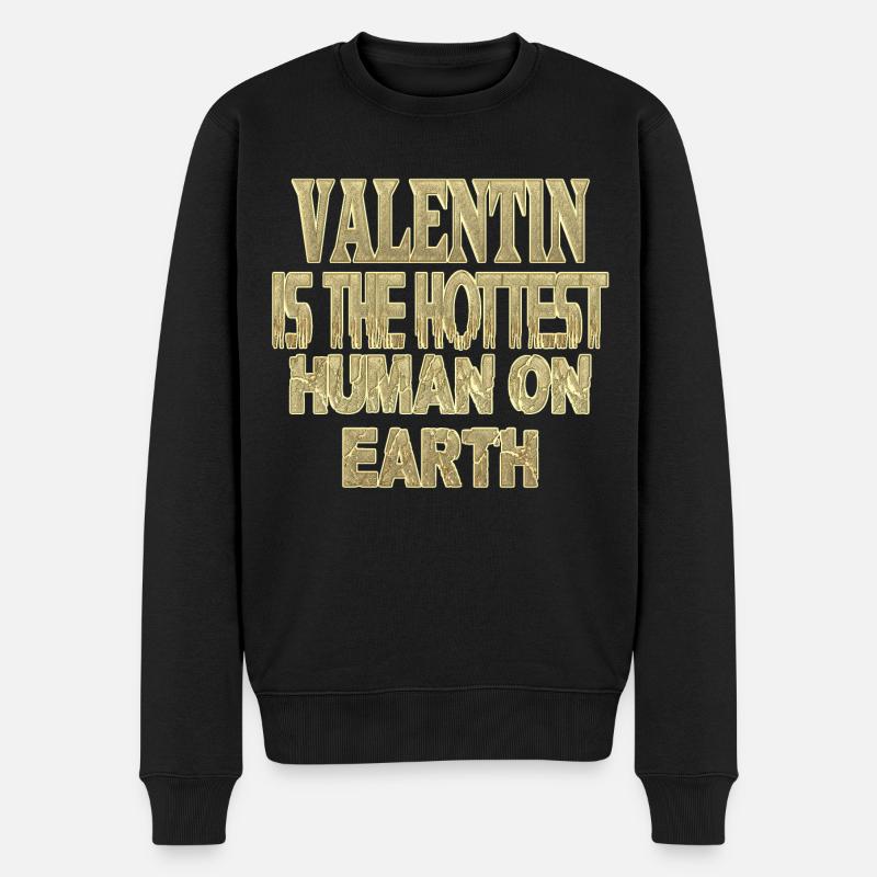 Valentin - Pull Premium bio Homme - noir