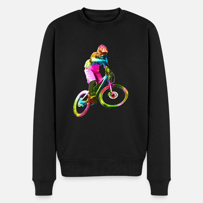 Bunter Downhiller - Pull Premium bio Homme - noir