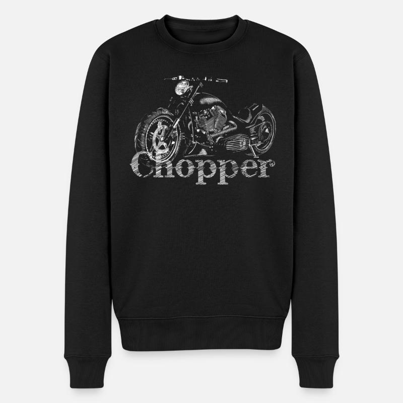 chopper - Pull Premium bio Homme - noir