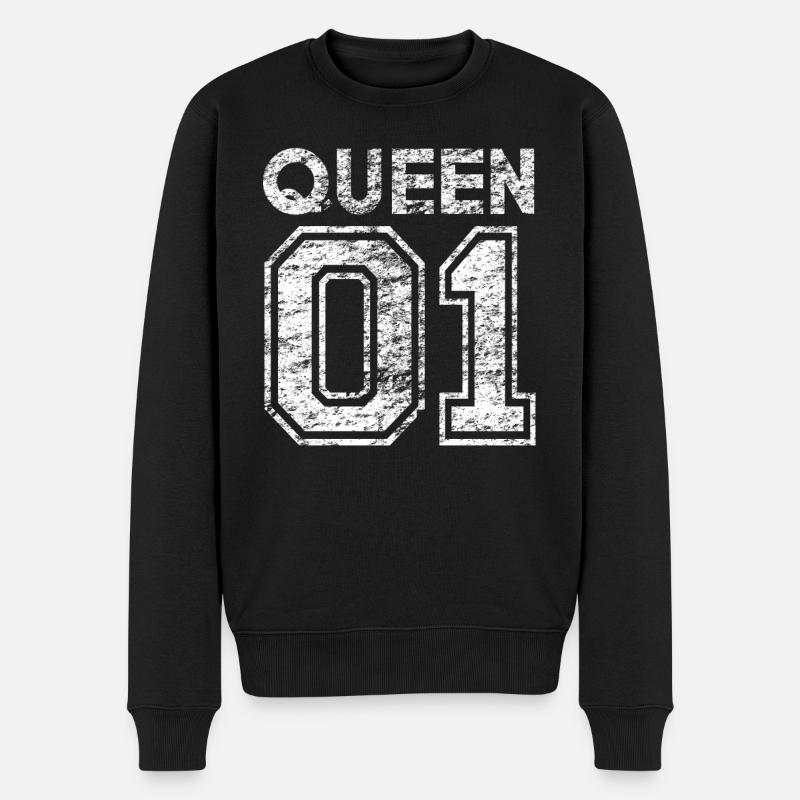 Queen 01 T-Shirt - Pull Premium bio Homme - noir