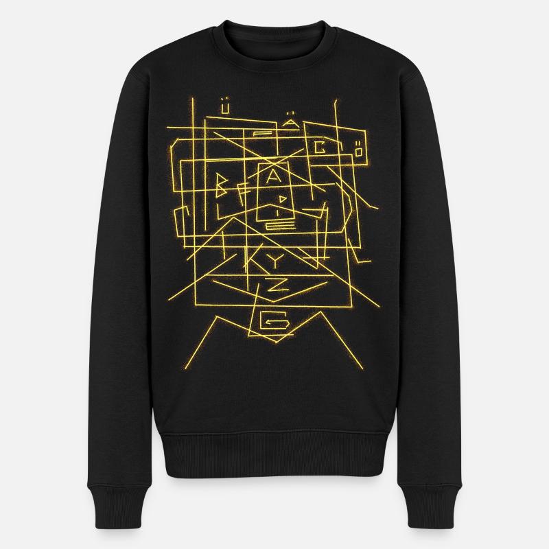 alphabet - Pull Premium bio Homme - noir