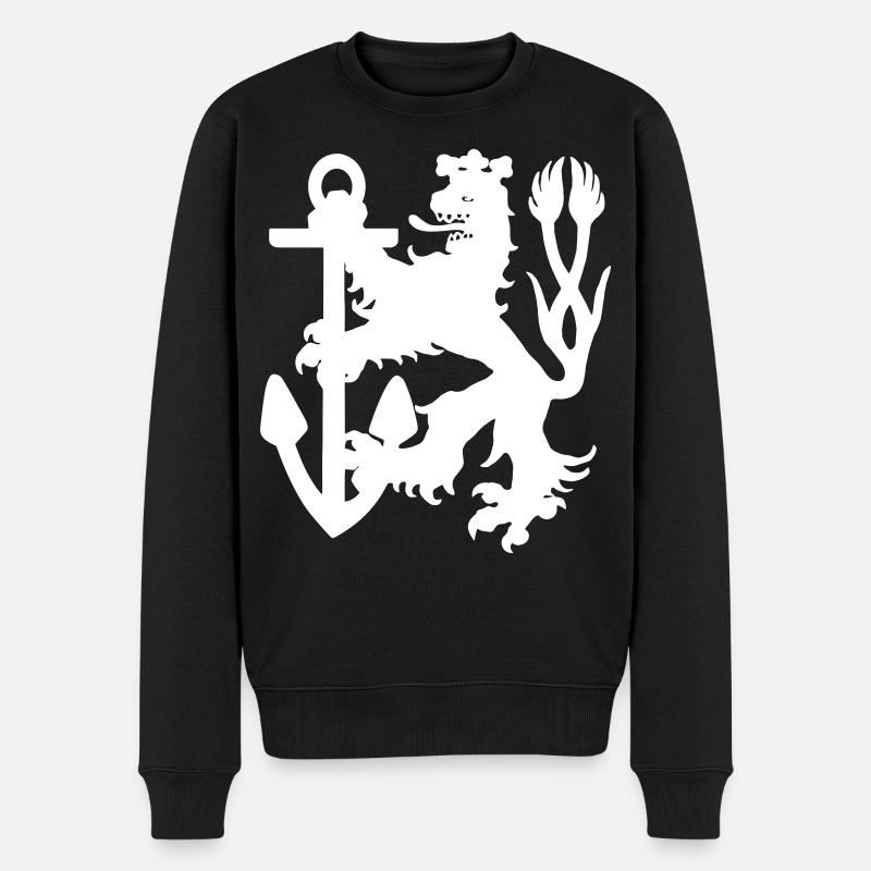 Dusseldorf - Dusseldorf Lion - Men's Premium Organic Jumper - black