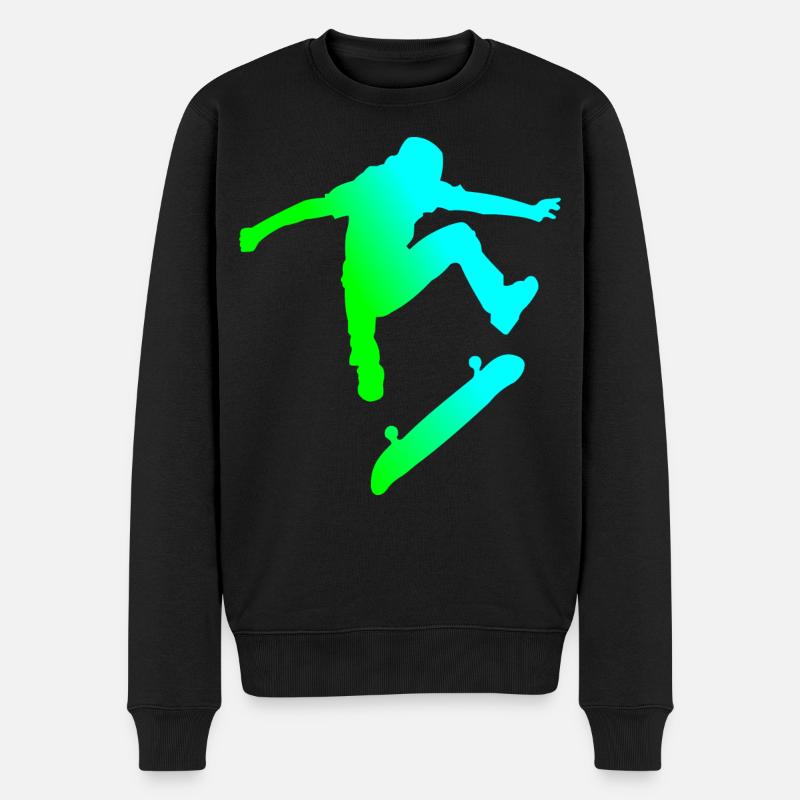 patineur - Pull Premium bio Homme - noir